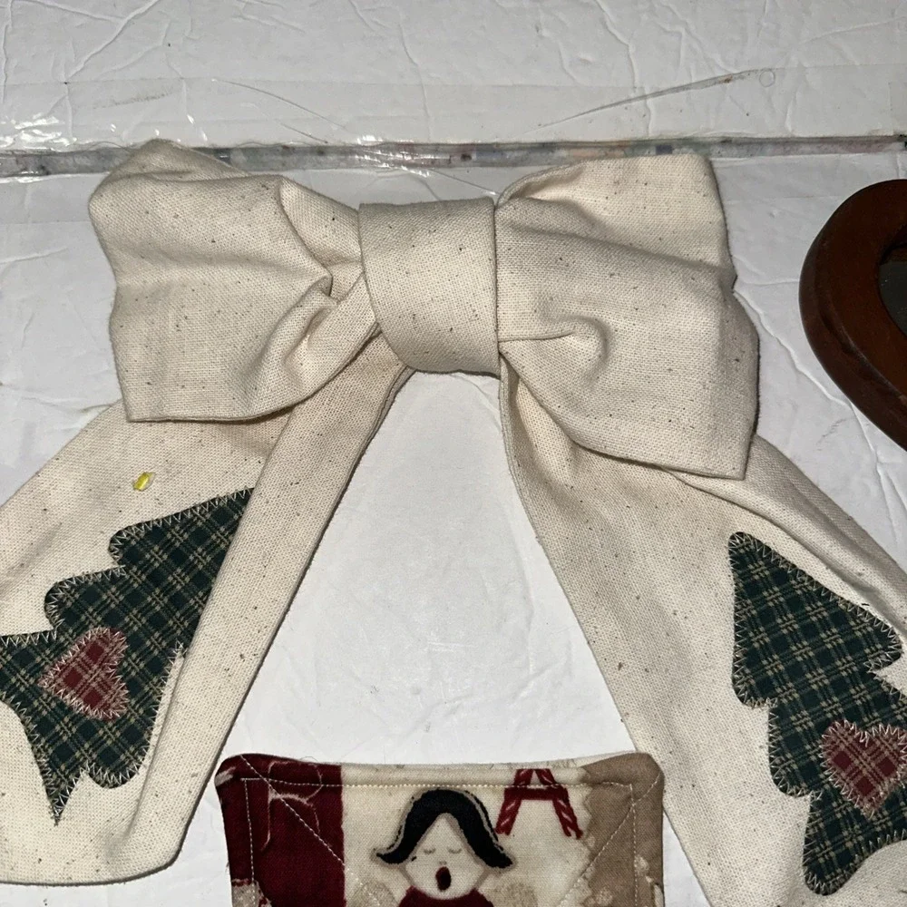 Lot Of 11 Christmas Odds And Ends Crafting DIY Christmas Decor Upcycle‎ Ideas